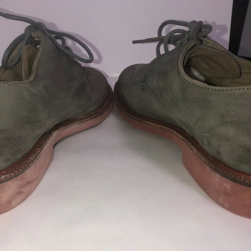 Polo Suede Torrington Olive Dress‎ Shoes SIze 9D